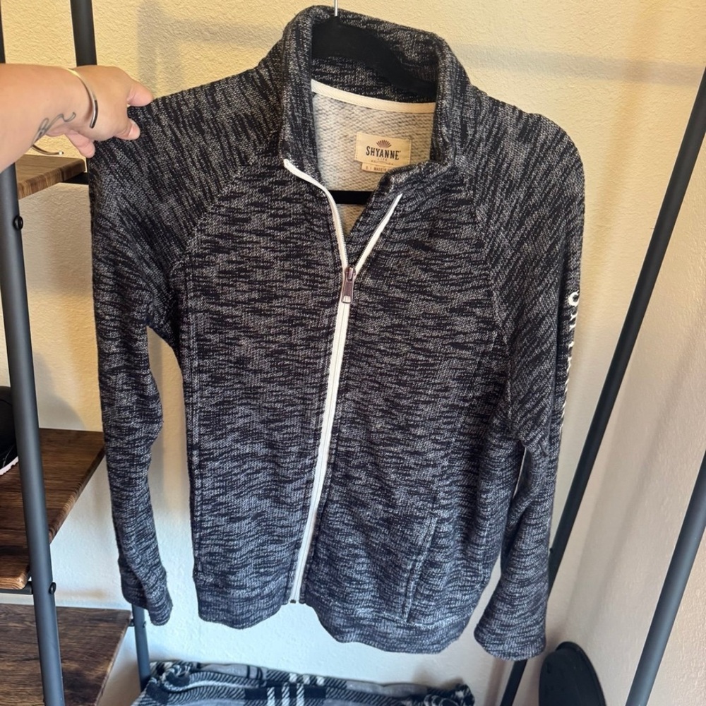 Shyanne Zip up blue women jacket